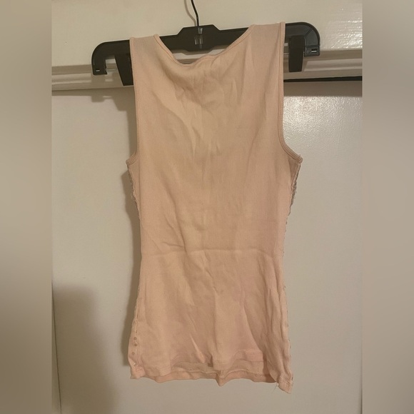 Baby pink sparkly sequin tank top size small - Picture 5 of 10